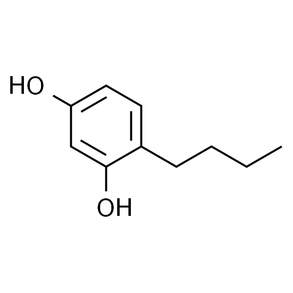 4-ブチル基间苯二酚化学構造式