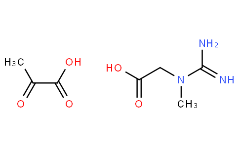 丙酮酸肌酸盐化学構造式
