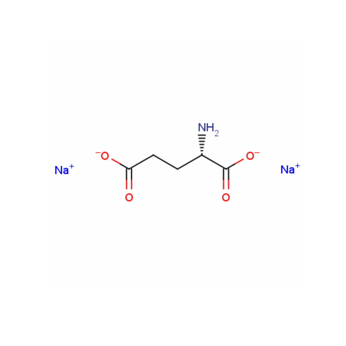椰油酰谷氨酸二钠化学结构式
