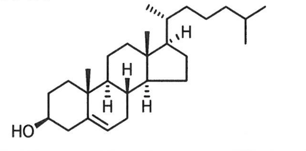 胆固醇화학结构式