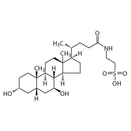 牛磺熊去氧胆酸화학结构式