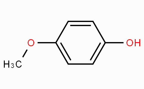 对羟基苯甲醚화학结构式