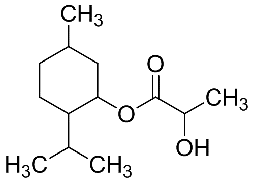 乳酸薄荷酯化学構造式-2