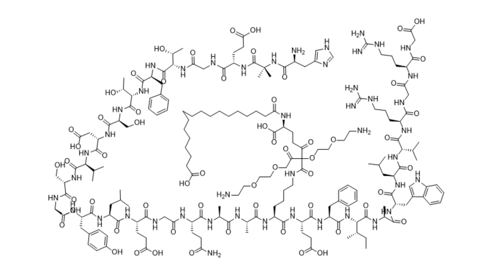 索马鲁肽화학结构式
